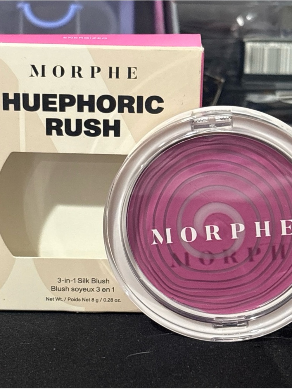 Morphe Huephoric Rush 3-in-1 Silk Blush - Energized